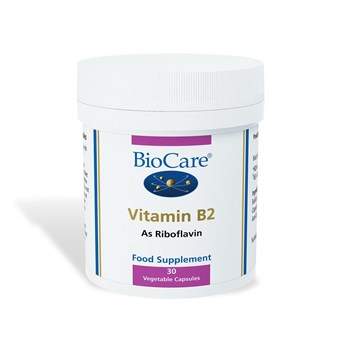 BioCare Vitamin B2 - 30 Veg Caps - Image 2