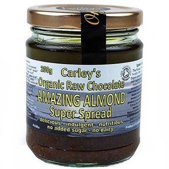 Carley&039;s Organic Raw Chocolate Almond Spread - 250g - Image 2