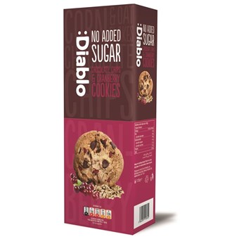 Diablo Chocolate Chip & Cranberry Cookies - 135g - Image 2