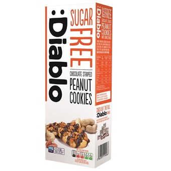 Diablo Chocolate Striped Peanut Butter Cookies - 150g - Image 2