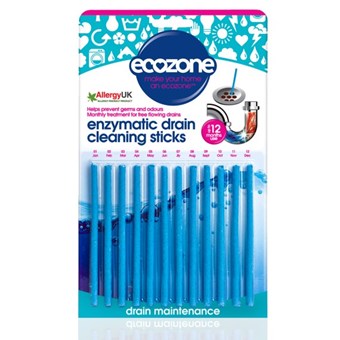 Ecozone Enzymatic Drain Cleaning Sticks - 12sticks - Image 2