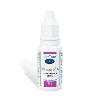 BioCare Vitasorb&174; A Liquid Vitamin A - 15ml Liquid - Image 3