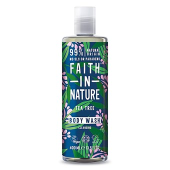 Faith in Nature Tea Tree Body Wash - 400ml - Image 2