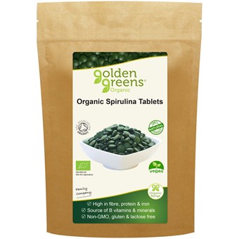 Greens Organic Organic Spirulina 500mg - 120tablets - Image 3