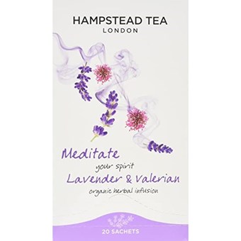 Hampstead Tea Meditate Tea - Lavender & Valerian - 20bags - Image 2