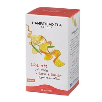 Hampstead Tea Lemon & Ginger Tea - 20bags - Image 2