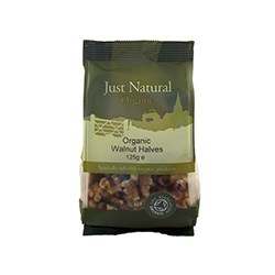 Just Natural Organic Walnut Halves - 125g - Image 2