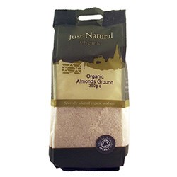 Just Natural Organic Ground Almonds - 350g - Image 2