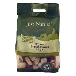 Just Natural Organic Broken Brazils - 250g - Image 2