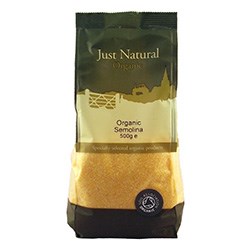 Just Natural Organic Organic Corn Semolina - 500g - Image 2