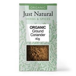 Just Natural Organic Ground Coriander - 40g - Image 2