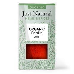 Just Natural Organic Paprika - 25g - Image 2