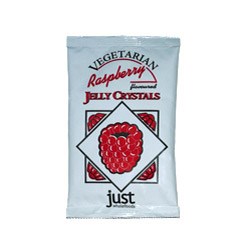 Just Wholefoods Raspberry Jelly Crystals - 85g - Image 2