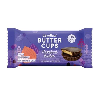 LoveRaw Butter Cups- Hazelnut Butter - 34g