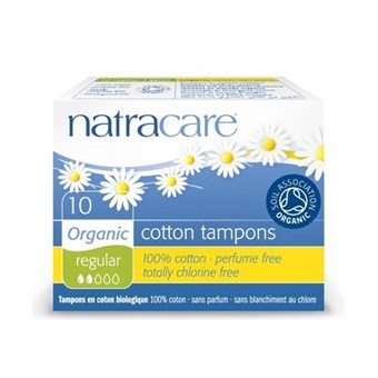 Natracare Regular Non Applicator Tampons - 10 Tampons - Image 2