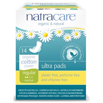 Natracare Ultra Pads Regular with Wings - 14 Pads - Image 2