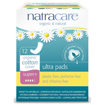 Natracare Ultra Pads Super Plus - 12 Pads - Image 2