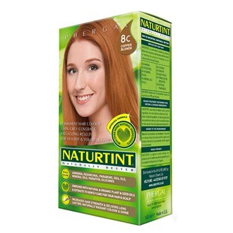Naturtint Permanent Hair Colour - 8C Copper Blonde - 165ml - Image 2