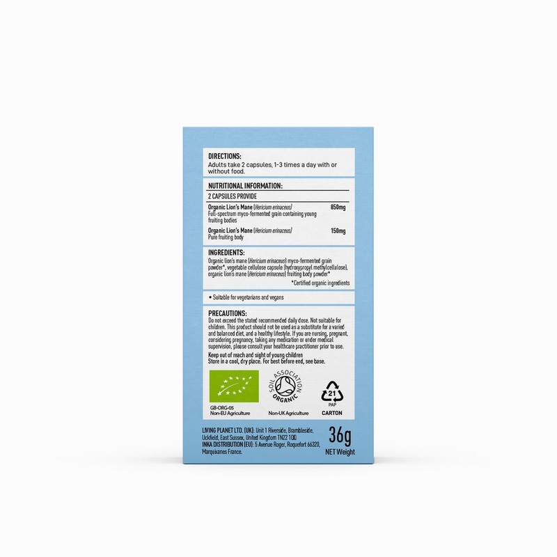 Organic Lion's Mane Focus - Image 2