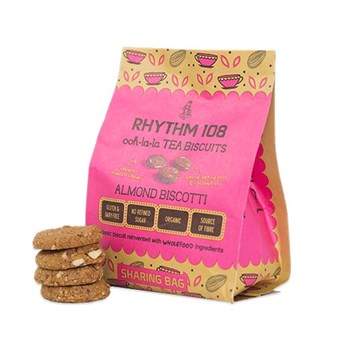 Rhythm 108 Almond Biscotti Tea Biscuits - 1bag - Image 2