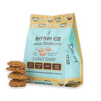 Rhythm 108 Coconut Cookie Tea Biscuits - 1bag - Image 2