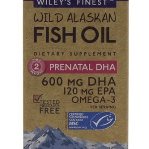 Wiley&039;s Finest PreNatal DHA 720mg EPA & DHA - 60 Sgels