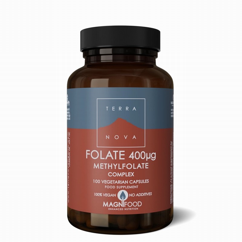 Terranova Folate Methyfolate 400ug Complex - 100caps