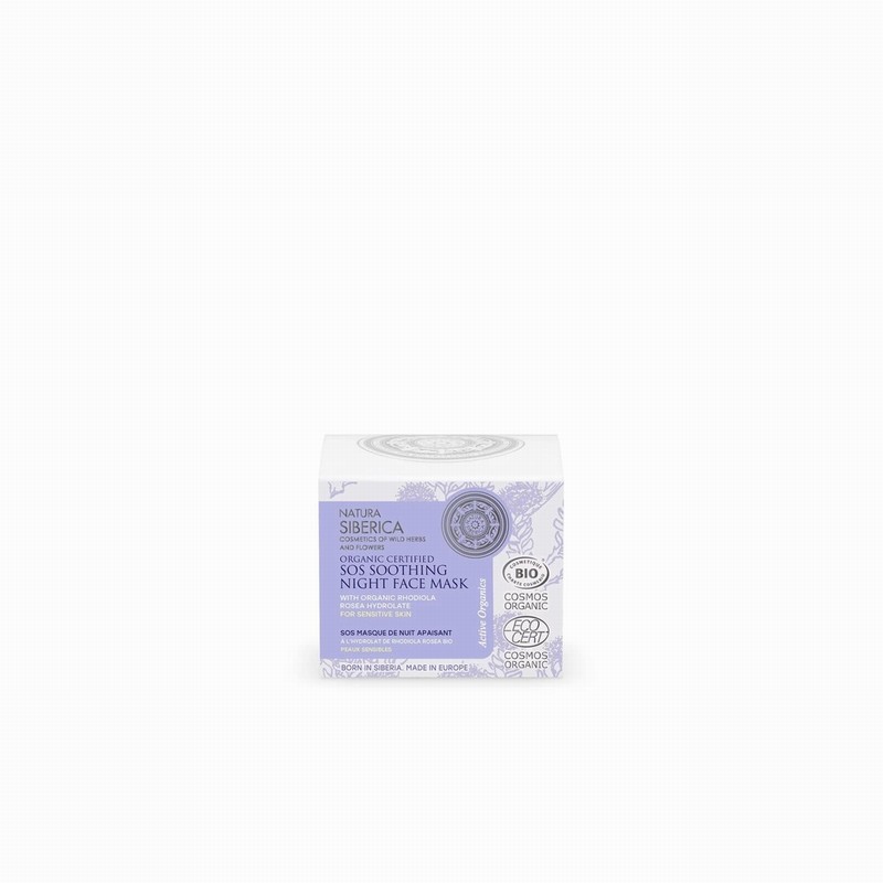 Organic SOS Soothing Night Face Mask for Sensitive Skin