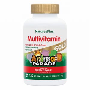 Natures Plus Animal Parade Gold - Cherry Flavour - 120Chewables