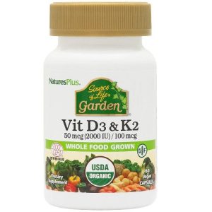 SOL ORG GRD VITD3 2000IU/K2 100MCGCAP 60