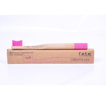 FETE Child Toothbrush Soft - Pink - Single - Image 2