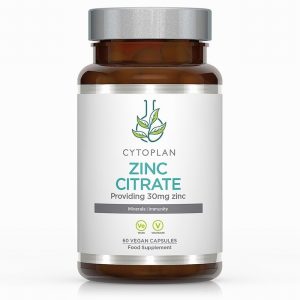 Cytoplan Zinc Citrate (30mg Zinc) (60 Capsules)