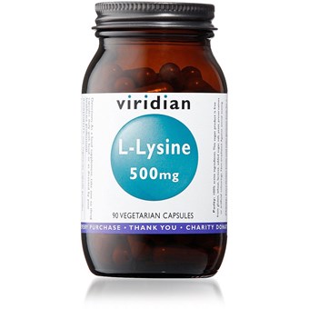 Viridian L-Lysine 500mg - 30 Veg Caps - Image 2