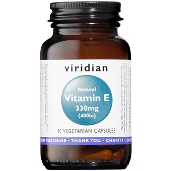 Viridian Natural Vitamin E 400IU - 90 Veg Caps - Image 2