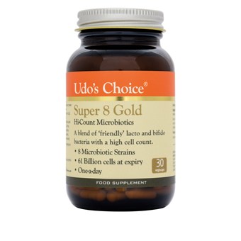 Udo&039;s Choice Super 8 Gold Hi-Count Microbiotics - 30 VegCaps - Image 3