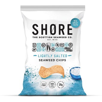Shore Scottish Seaweed Seaween Chips - Sea Salt - 80g - Image 2