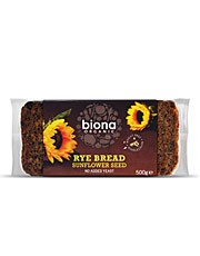 Biona Organic Wholemeal Rye Sunflower Seed Bread - 500g - Image 2
