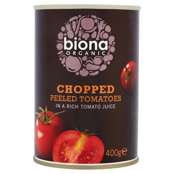Biona Organic Chopped Tomatoes - 400g - Image 2