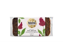 Biona Organic Amaranth Quinoa Rye Bread - 500g