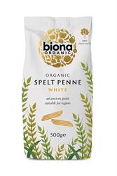 Biona Organic Spelt White Penne - 500g