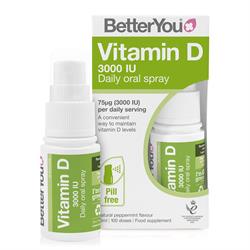 BetterYou DLux3000 Oral Vitamin D3 Spray - 15ml