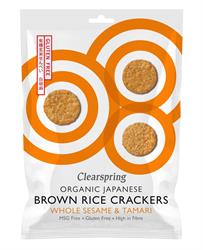 Organic Rice Crackers - Whole Sesame