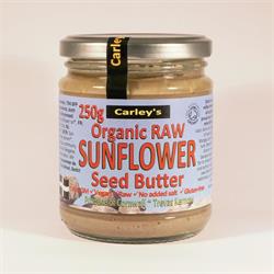 Carley&039;s Organic Raw Sunflower Seed Butter - 250g