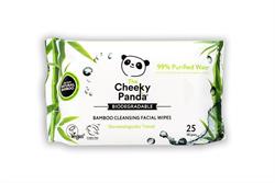 Bamboo Facial Wipes Unscented 25wipes