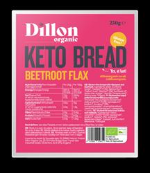 Organic Beetroot Flax Keto Bread