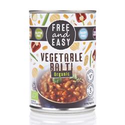 Free & Easy Organic Vegetable Balti - 400g
