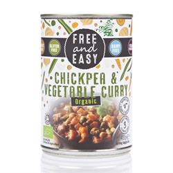 Free & Easy Organic Chickpea and Vegetable Curry - 400g