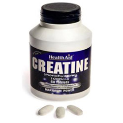 HealthAid Creatine Monohydrate 1000mg - 60tablet