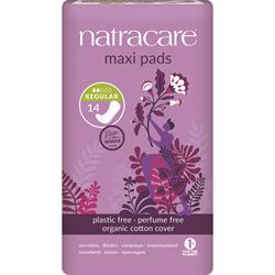 Natracare Maxi Pads Regular - 14 Pads