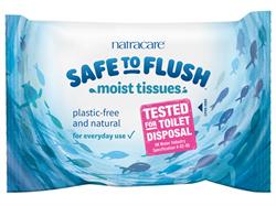 Safe to Flush Moist Tissues